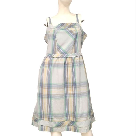 Horny Toad Plaid Summer Dress size XL - Picture 1 of 9